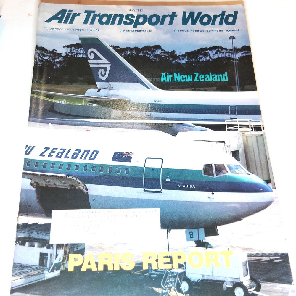 Air Transport World Magazine - July 1987 - New Zealand Aviation Focus